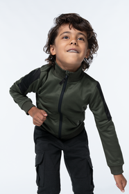 veste de survêtement enfant vert armée vert armée - 1000029105 - HEMA