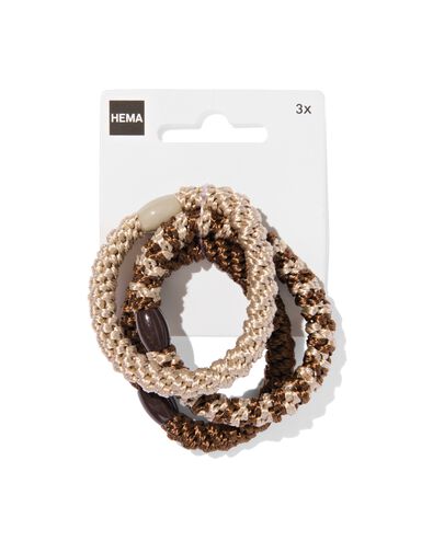3 &eacute;lastiques pour cheveux tress&eacute;s - 11870078 - HEMA