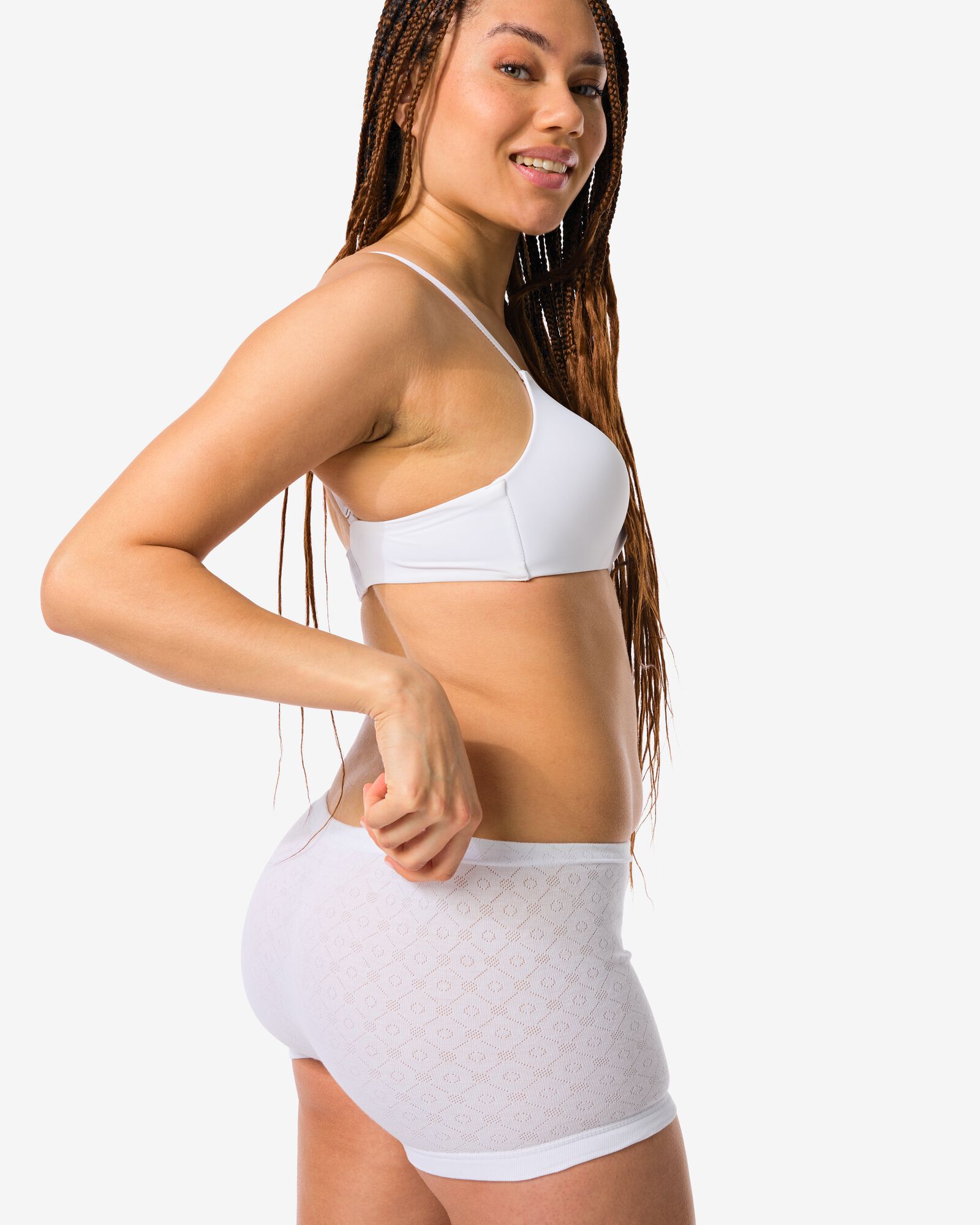 2er-Pack Damen-Slips weiß weiß - 1000002166 - HEMA