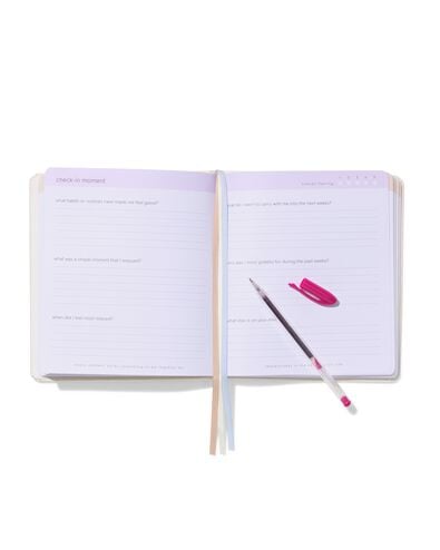 Dankbarkeitsplaner, 18,2 &times; 15,8 cm, Off-White - 14103707 - HEMA