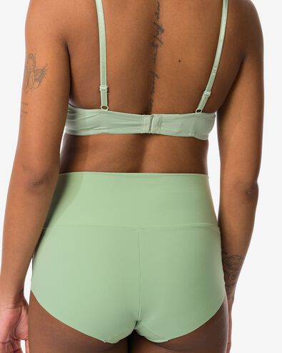 Damen-Slip, hohe Taille, Ultimate Comfort grün XL - 19670008 - HEMA