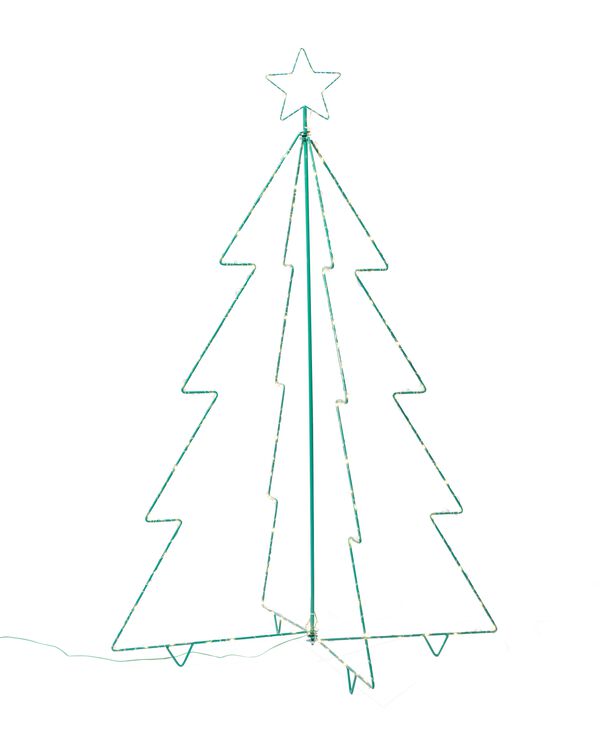 sapin de No&euml;l 3D 150 LED 120x80cm  - 25510018 - HEMA