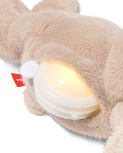 doudou lapin avec veilleuse 22x20cm - 38400051 - HEMA
