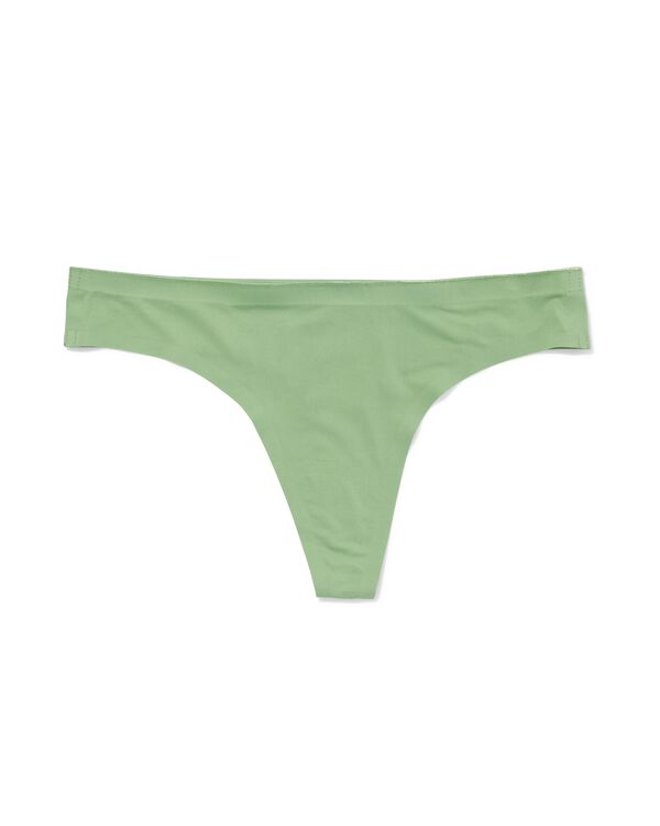 Damenstring Second Skin, Mikrofaser gr&uuml;n gr&uuml;n - 19602525GREEN - HEMA