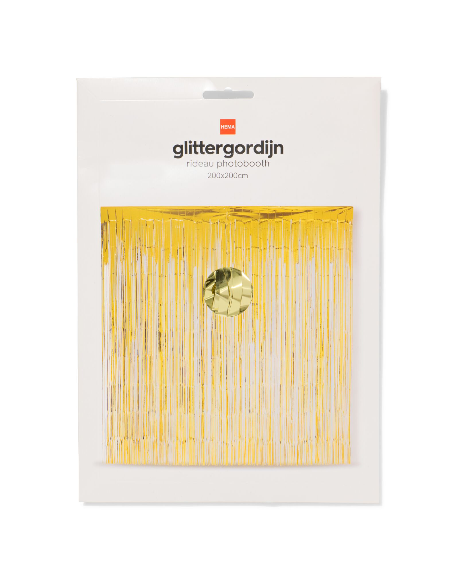 rideau paillet&eacute; 200 x 200 cm dor&eacute; - 14210013 - HEMA