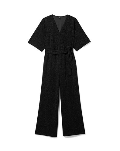 combinaison femme Esther portefeuille pailletée noir noir - 36206130BLACK - HEMA