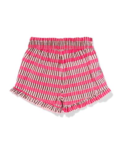 short b&eacute;b&eacute; coupe confortable seersucker rayures rose rose - 33077570PINK - HEMA