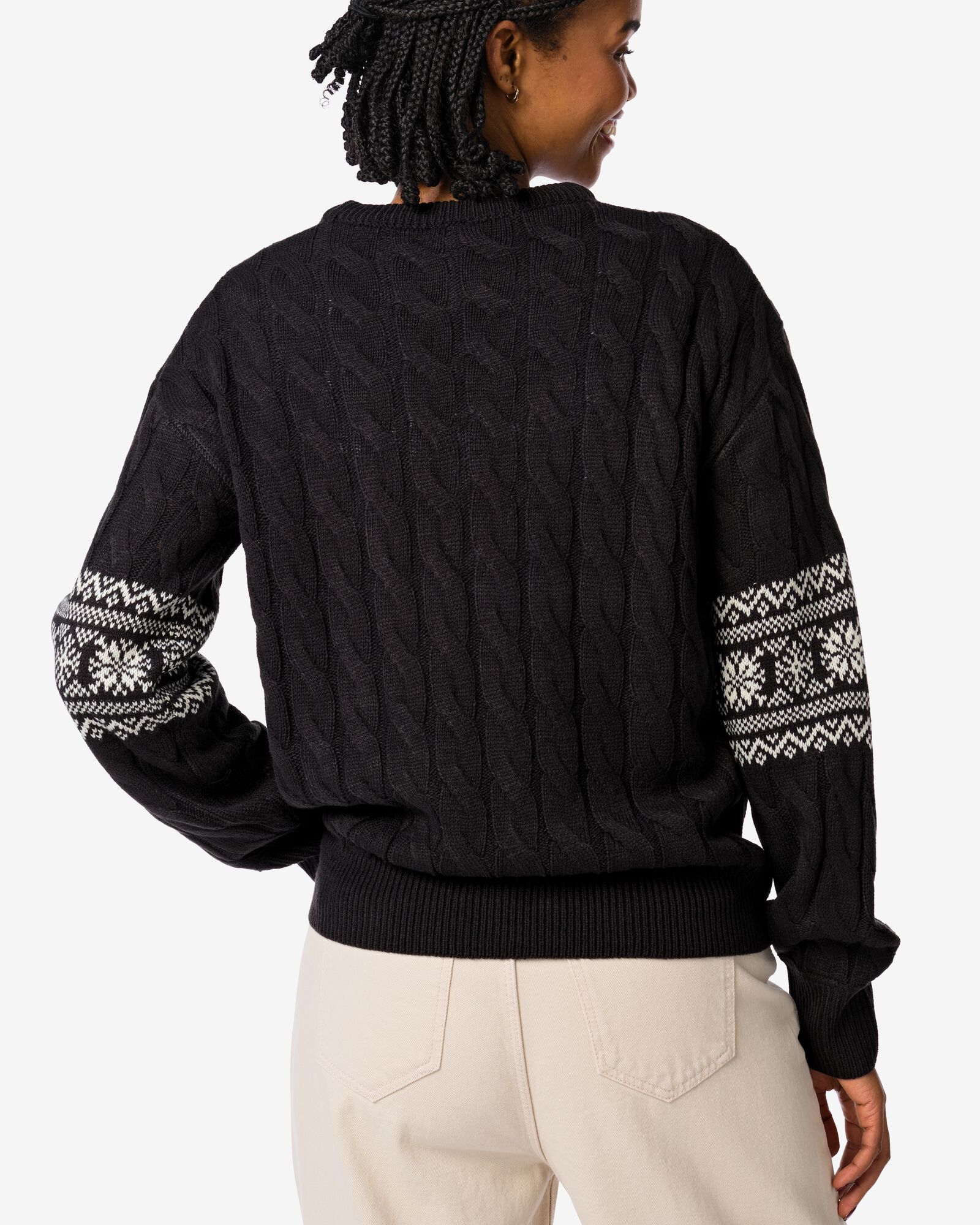 pull de Noël Takkie pour adultes noir noir - 36205690BLACK - HEMA