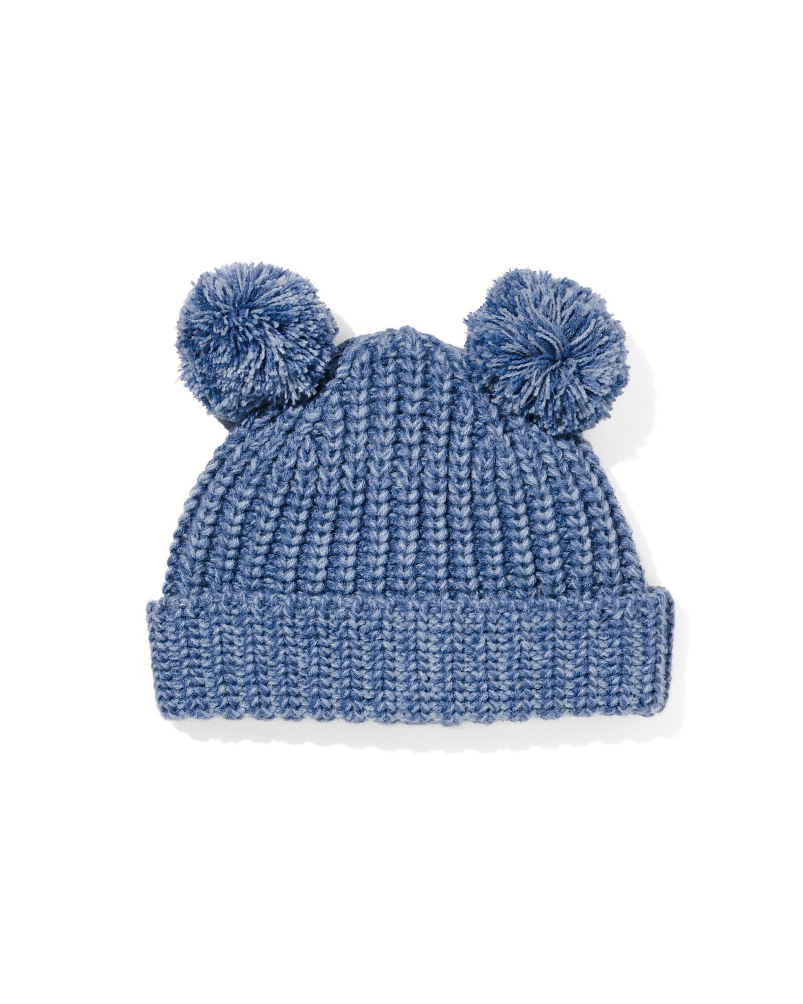 Babym&uuml;tze mit Pompon blau blau - 33200375BLUE - HEMA