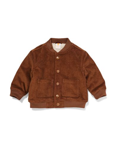 Babyjacke aus Kord braun - 33157370BROWN - HEMA