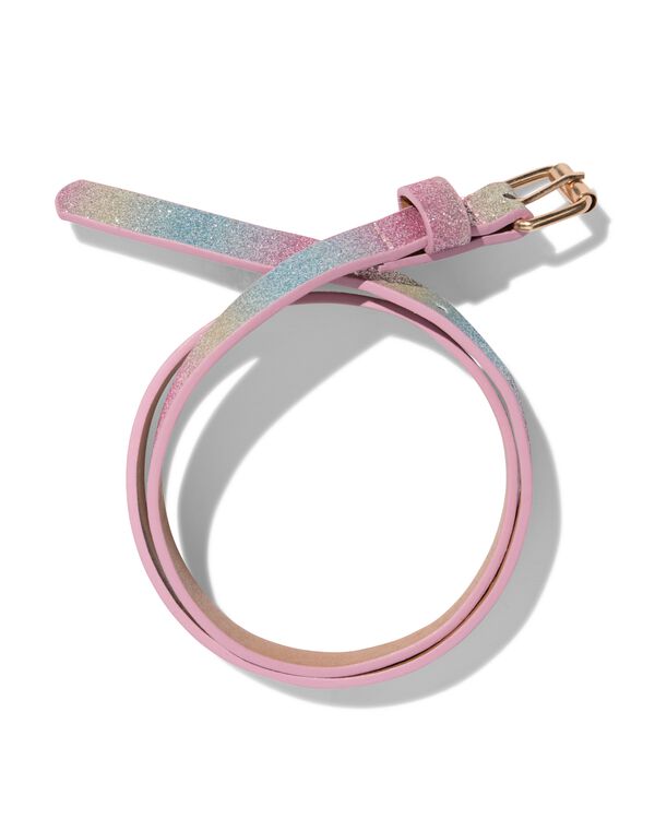 ceinture enfant arc-en-ciel pailleté multi multi - 18451165MULTI - HEMA