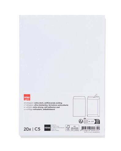 20 enveloppes C5 - 14130016 - HEMA