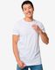 2 t-shirts homme regular fit col rond extra long blanc S - 34277063 - HEMA