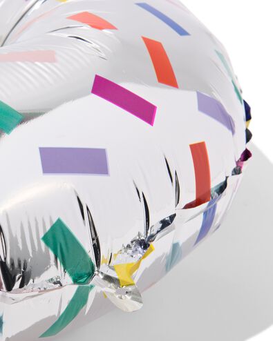 ballon aluminium chiffre 3 60cm confetti - 14260060 - HEMA