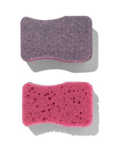 Sorbo keramisch kookplaat schoonmaaksponsjes - 2 stuks - 70100015 - HEMA