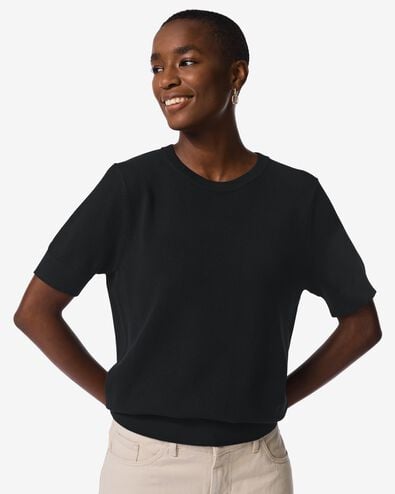 pull en maille femme Fally noir noir - 1000027535 - HEMA