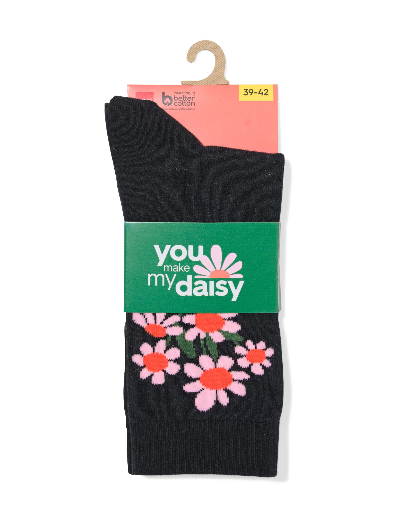 Socken Make my Daisy  schwarz - 4124110BLACK - HEMA