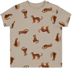 Baby-T-Shirt, Tiger eierschalenfarben eierschalenfarben - 1000027383 - HEMA