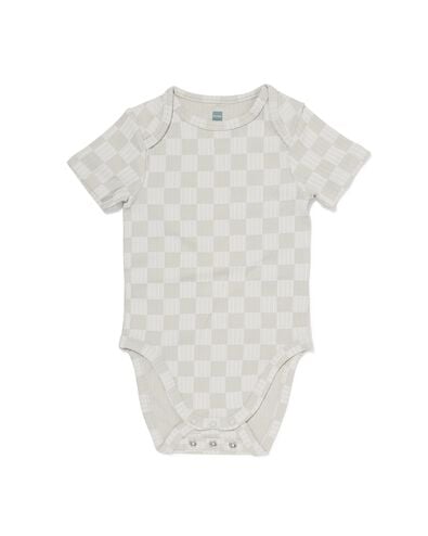 body &eacute;volutif b&eacute;b&eacute; LENZING&trade; ECOVERO&trade; c&ocirc;tel&eacute; carr&eacute;s bleu bleu - 33304660BLUE - HEMA