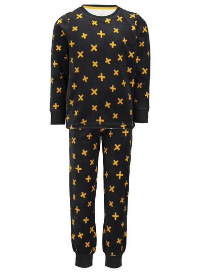 Kinder-Pyjama anthrazit - 1000015566 - HEMA