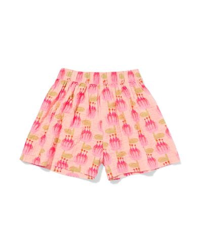 short enfant coupe confortable jersey petits g&acirc;teaux rose p&acirc;le rose p&acirc;le - 30852947LIGHTPINK - HEMA