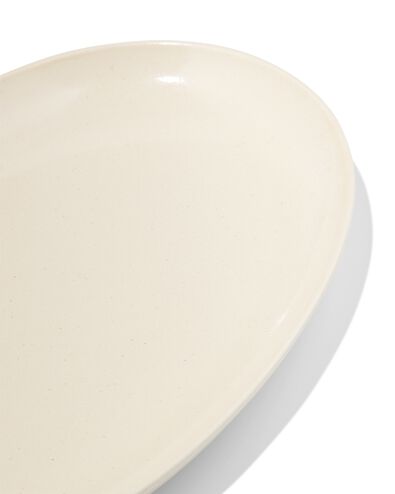 serveerschaal 32x20cm PUUR reactief glazuur gebroken wit - 9650145 - HEMA