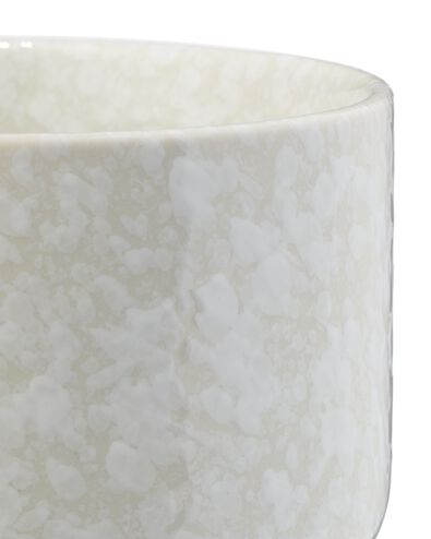 mug &agrave; cappuccino 350 ml Trend fa&iuml;ence verte mouchet&eacute;e - 80660357 - HEMA