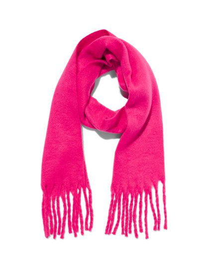 dames sjaal 214x35 roze - 16450015 - HEMA