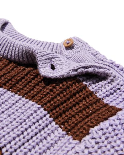 babytrui strepen paars paars - 33046770PURPLE - HEMA
