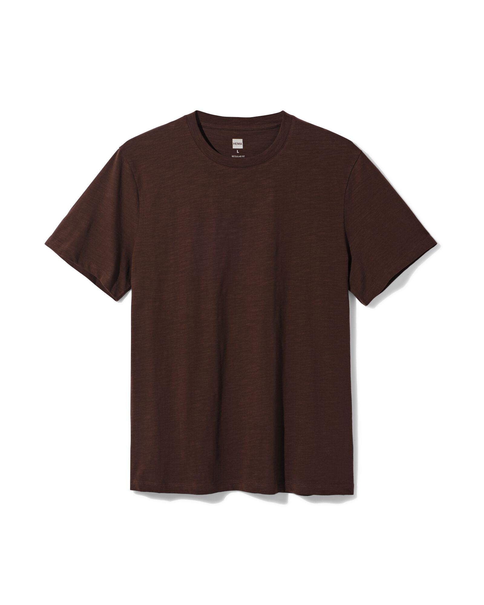 Herren-T-Shirt Jaap aus Slub-Jersey braun braun - 2178870BROWN - HEMA