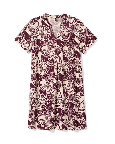 robe femme Sola coquillages rouge fonc&eacute; - 36200850DARKRED - HEMA