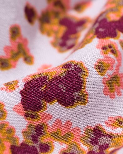 damesblouse Bobbie bloemen lila lila - 36207640LILAC - HEMA