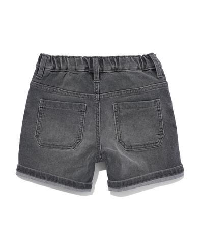 baby korte jeans donkergrijs donkergrijs - 33109950DARKGREY - HEMA