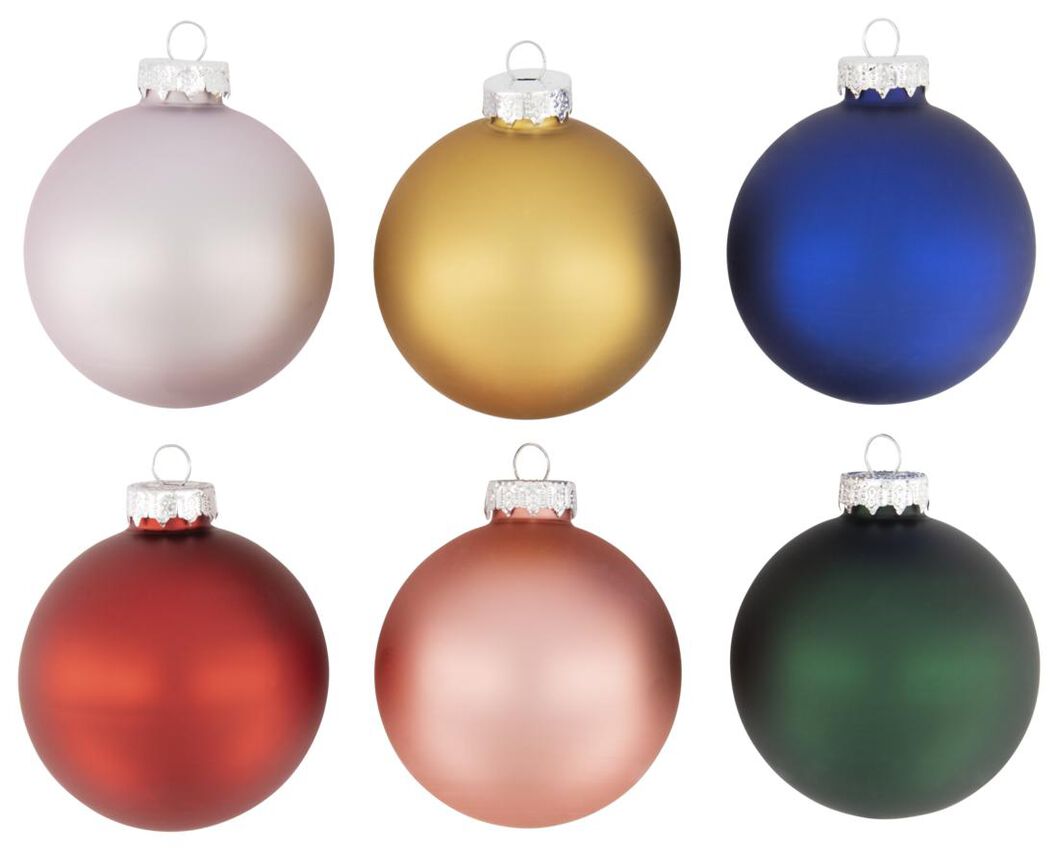 living room glass baubles