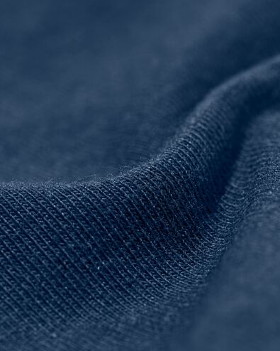 damesslip katoen everyday tailleband donkerblauw L - 19611607 - HEMA