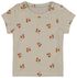 Baby-T-Shirt, Frottee, Erdbeeren eierschalenfarben - 1000027761 - HEMA