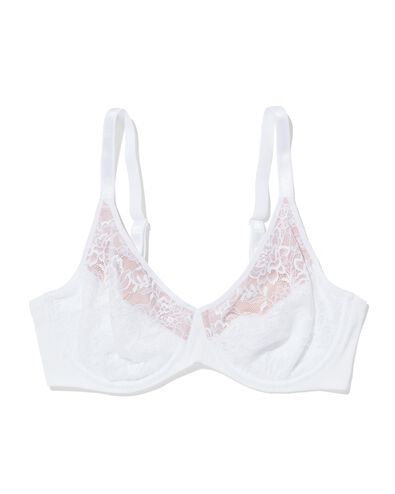 soutien-gorge dentelle non pr&eacute;form&eacute; avec armatures  blanc blanc - 21805885WHITE - HEMA