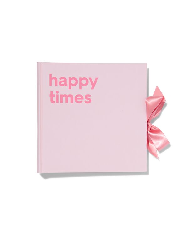 album photo avec noeud 24x24.5 lin rose - 14650213 - HEMA