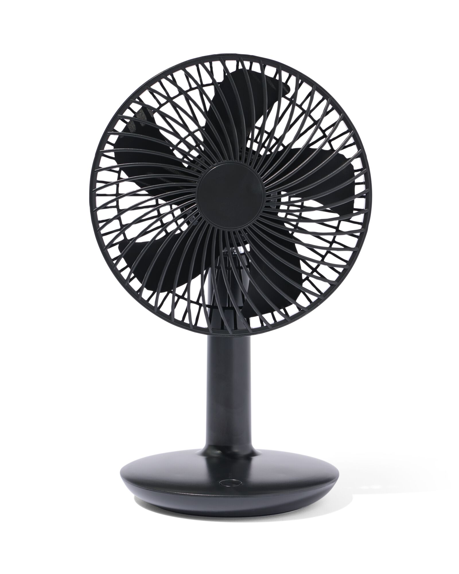 tafelventilator draadloos stil zwart &Oslash;16cm - 80200022 - HEMA