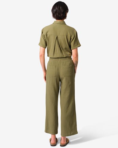 Damenhose, Regular Fit, Musselin gr&uuml;n gr&uuml;n - 36303920GREEN - HEMA