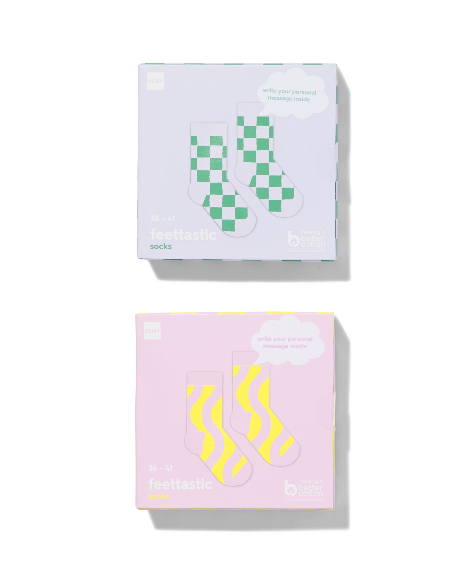 chaussettes en coffret cadeau taille 36-41 - 61110070 - HEMA