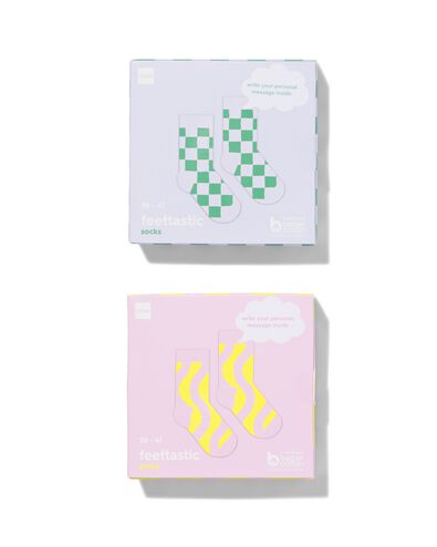 chaussettes en coffret cadeau taille 36-41 - 61110070 - HEMA