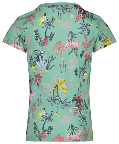 pyjacourt enfant et t-shirt de nuit pour poupée jungle aqua aqua - 1000022768 - HEMA