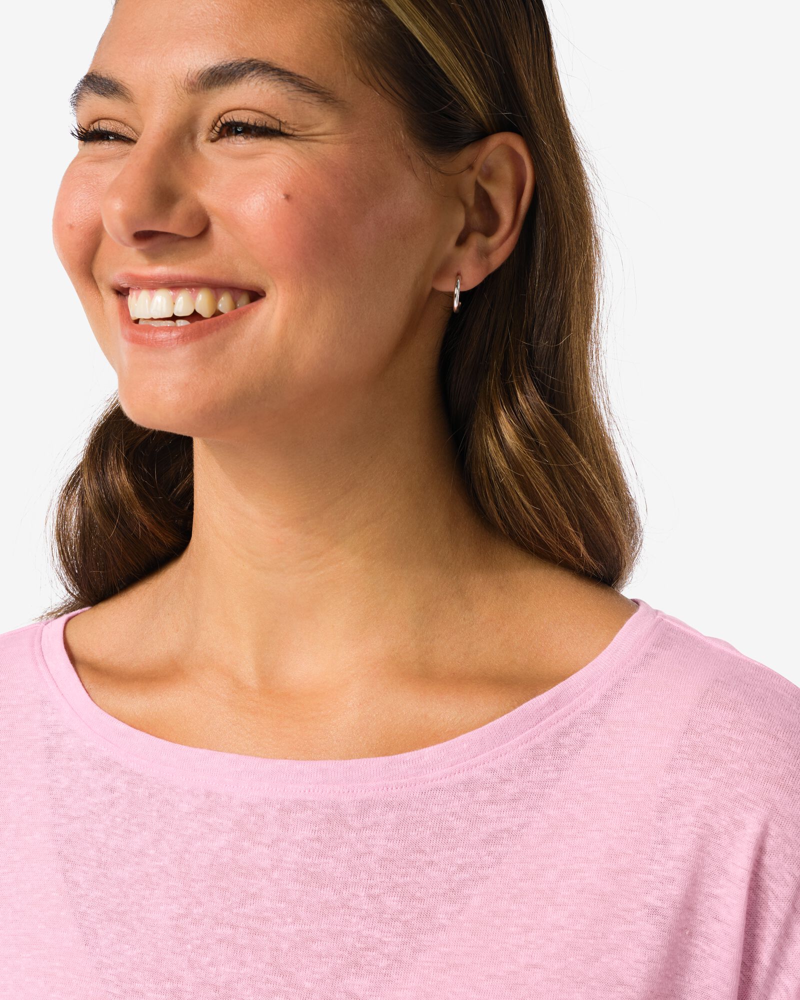 Damen-T-Shirt Evie hellrosa - 36208965LIGHTPINK - HEMA