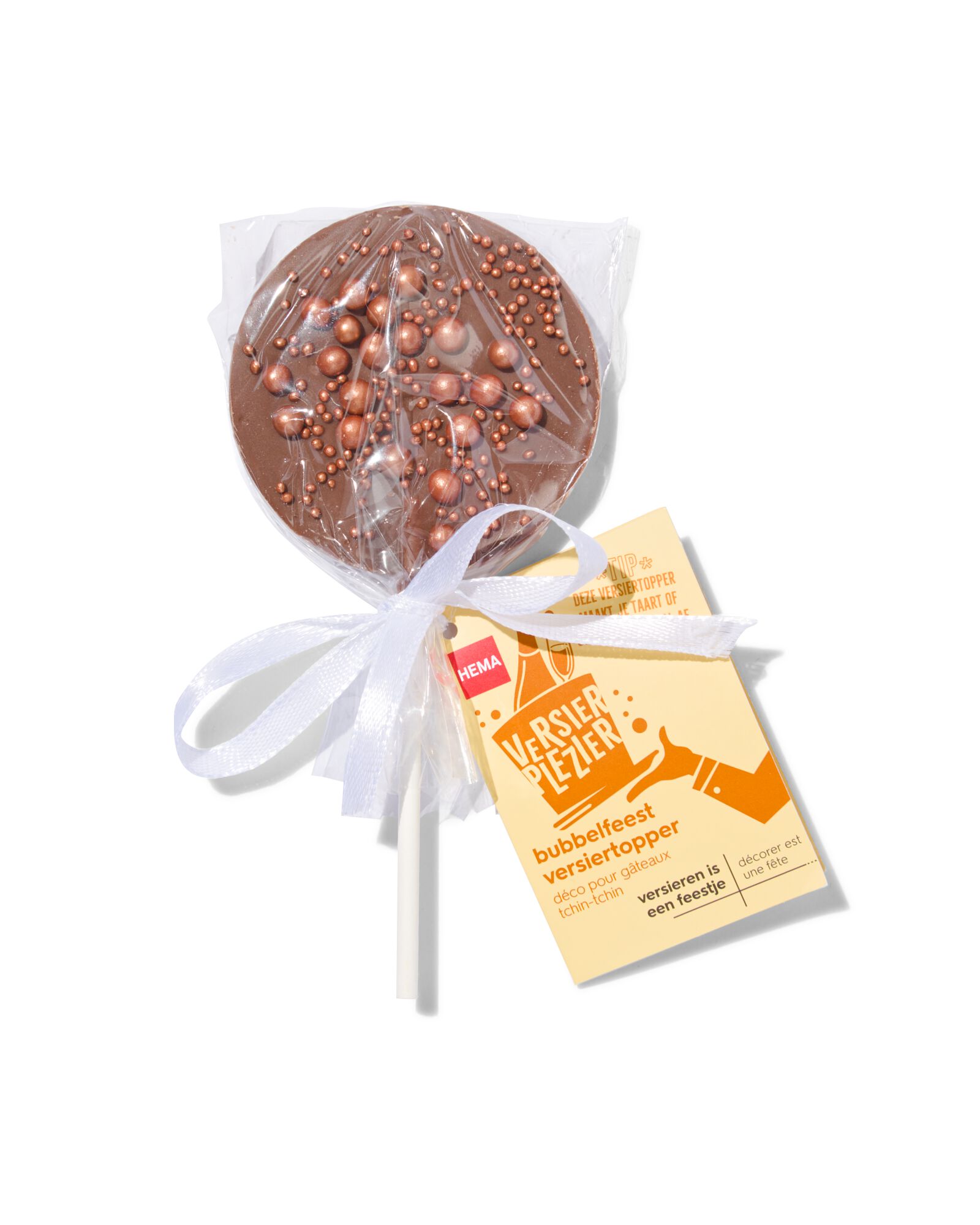 d&eacute;coration pour g&acirc;teau &Oslash;6cm - f&ecirc;te bulles - 10280015 - HEMA