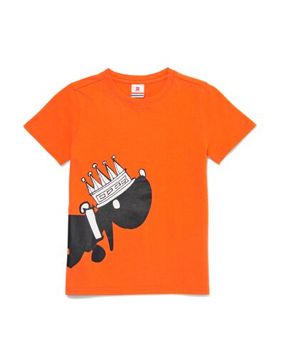 kinder t-shirt Takkie oranje 98/104 - 30784457 - HEMA