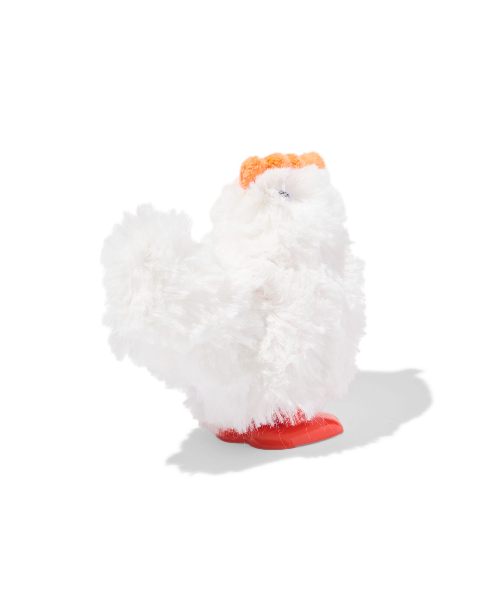 speelknuffeltje opwindbaar kip 13x10.5x5.5cm - 15130455 - HEMA