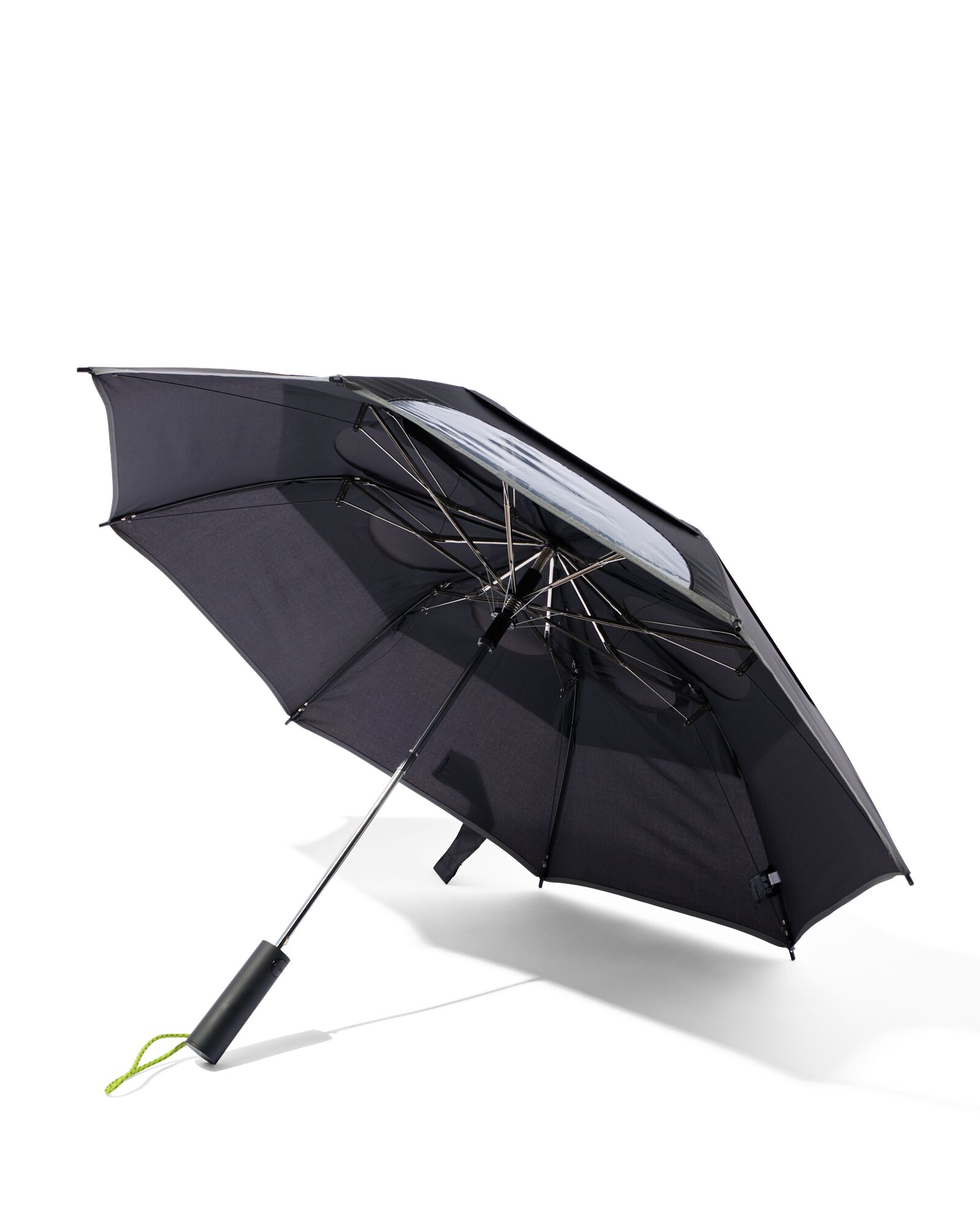 parapluie temp&ecirc;te pliant &Oslash;100x45 noir - 16830013 - HEMA