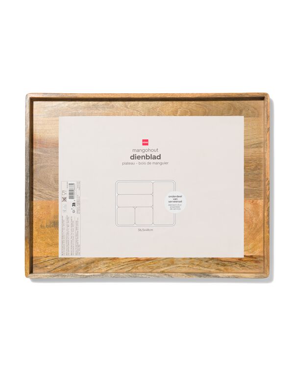 plateau 36,5x48cm bois de manguier - 9650395 - HEMA