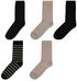 5er-Pack Damen-Socken, mit Baumwolle - 4269310 - HEMA